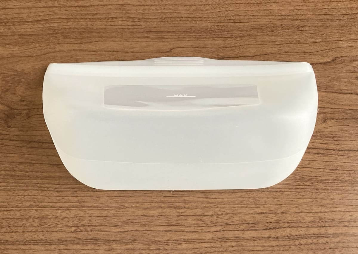 ダイソー「チャック式シリコーン保存袋」