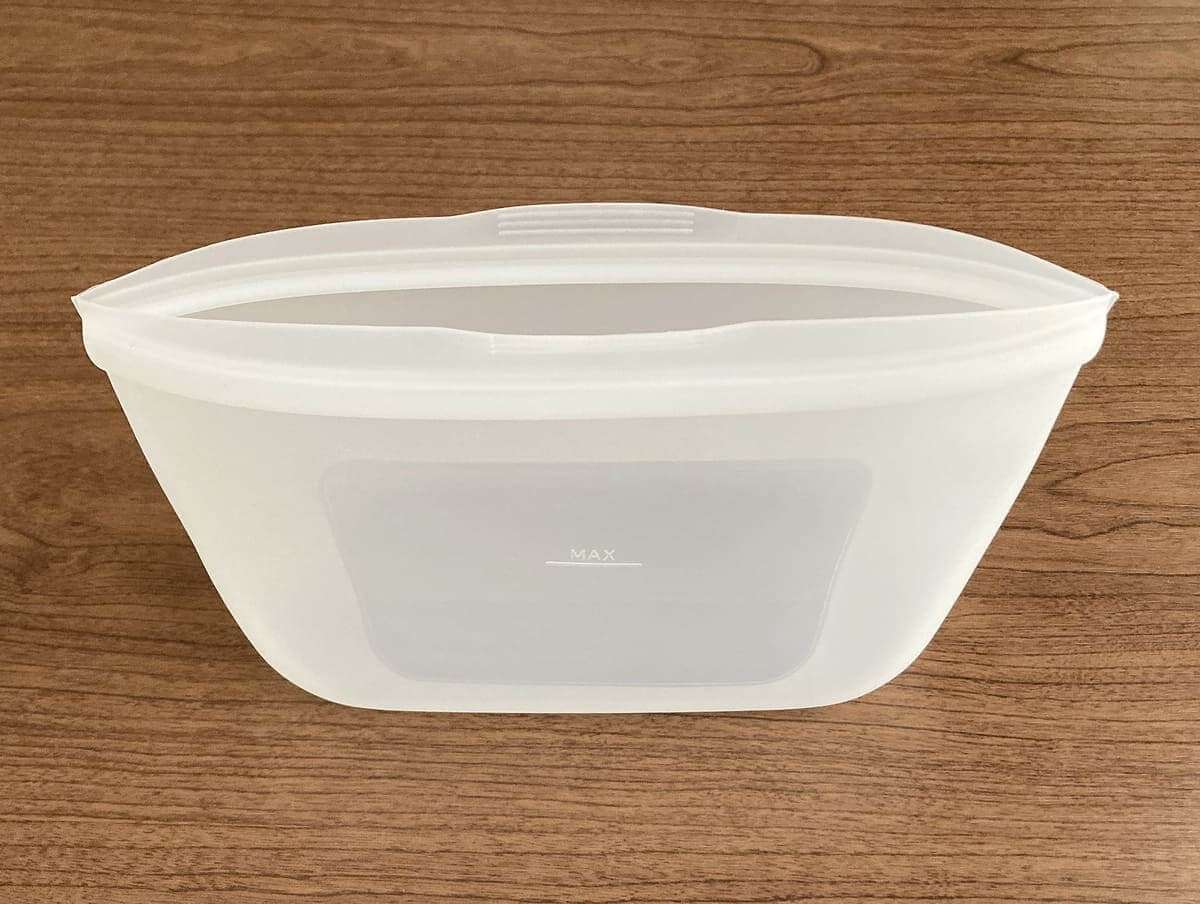 ダイソー「チャック式シリコーン保存袋」