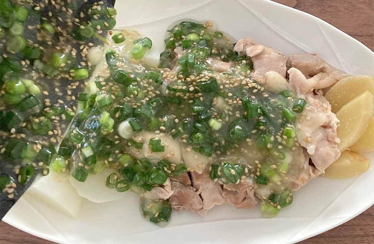 長谷川あかりさん「鶏肉とカブのねぎ塩あんかけ」