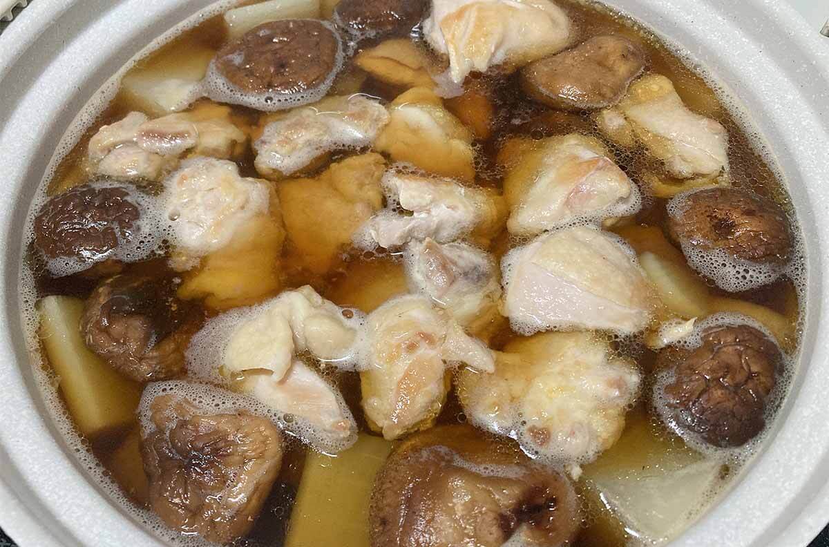 栗原はるみさん「大根と鶏肉の煮もの」