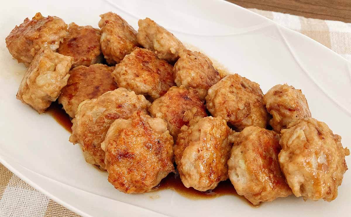 栗原はるみさん「とりつくねの照り焼き」