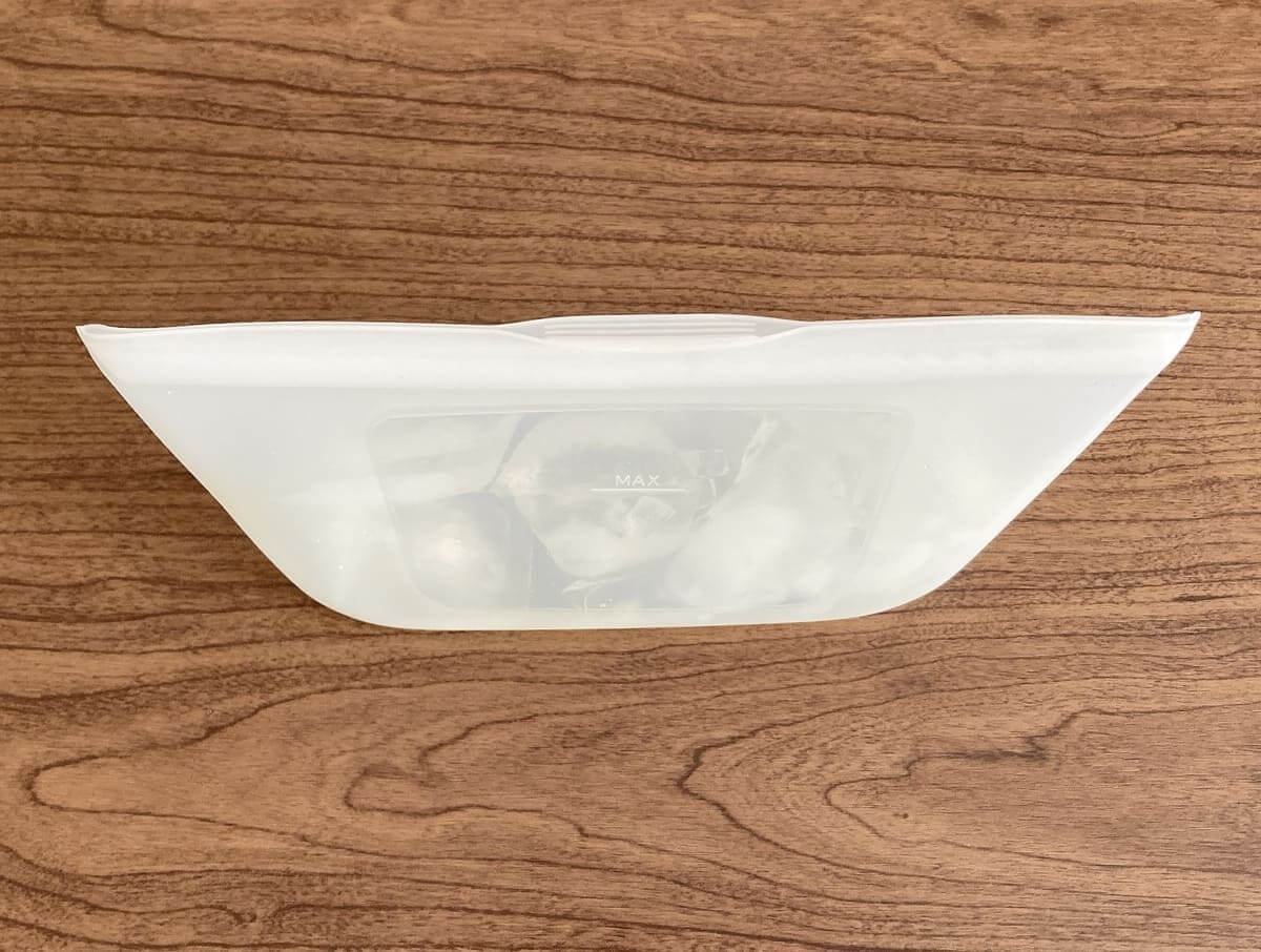 ダイソー「チャック式シリコーン保存袋」