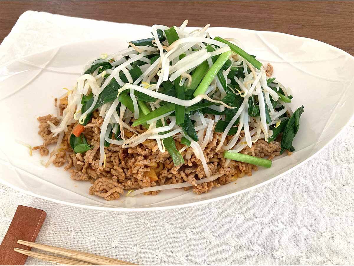 タサン志麻さん「辛ラーメンのまぜそば」