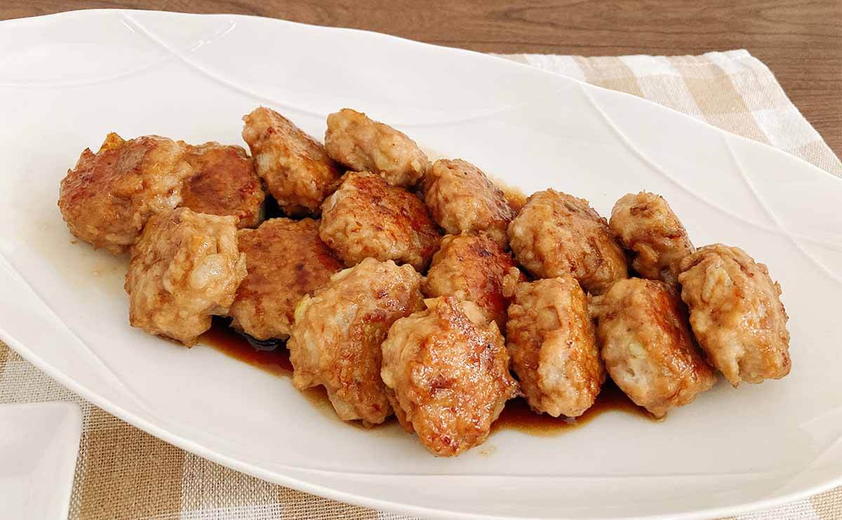 栗原はるみさん「とりつくねの照り焼き」