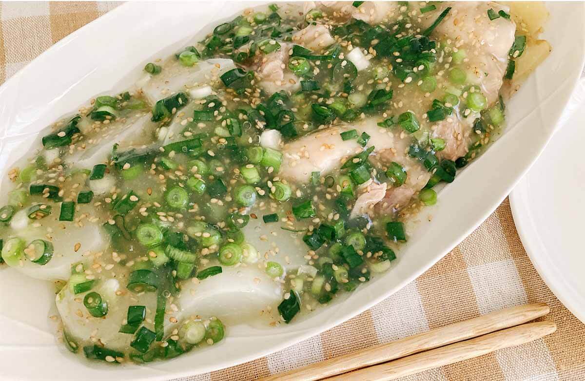 長谷川あかりさん「鶏肉とカブのねぎ塩あんかけ」