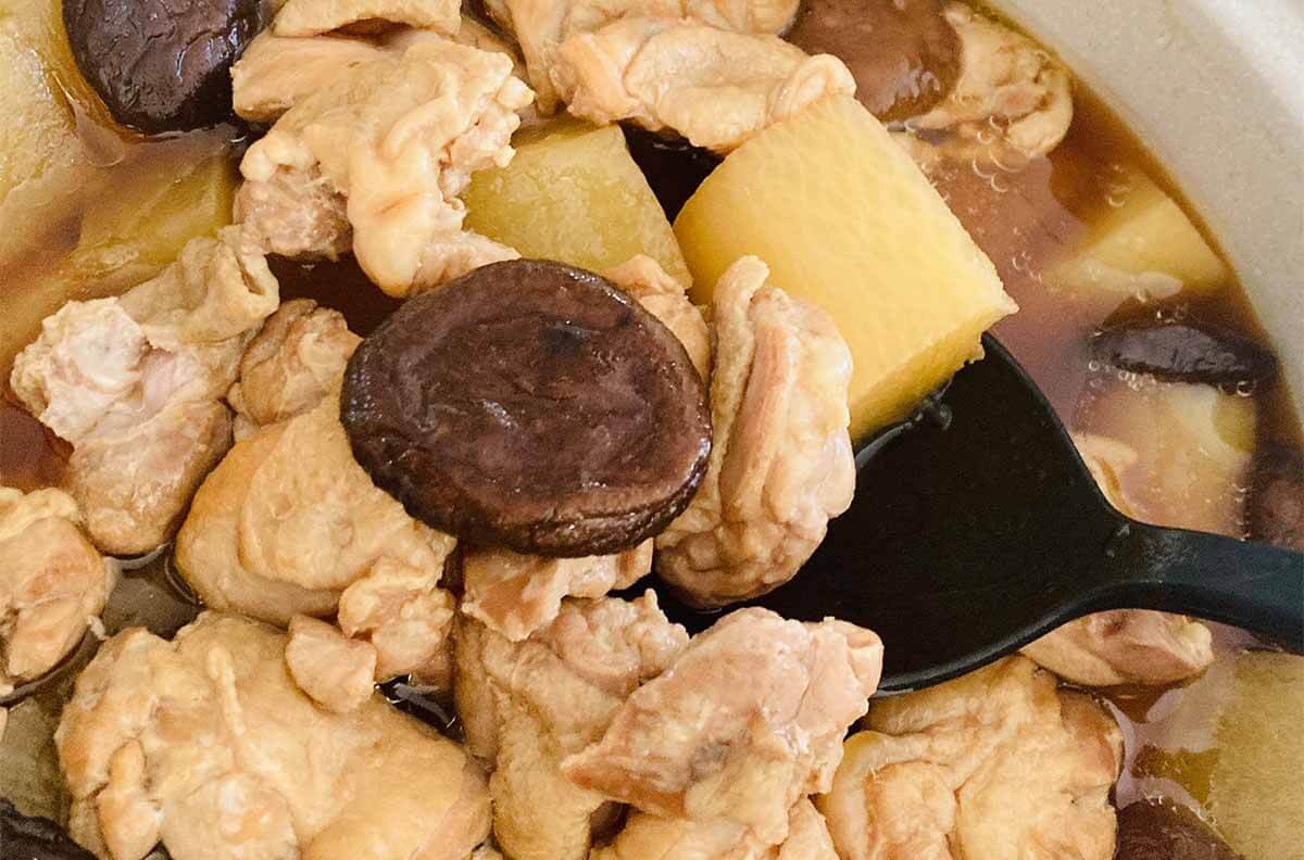 栗原はるみさん「大根と鶏肉の煮もの」