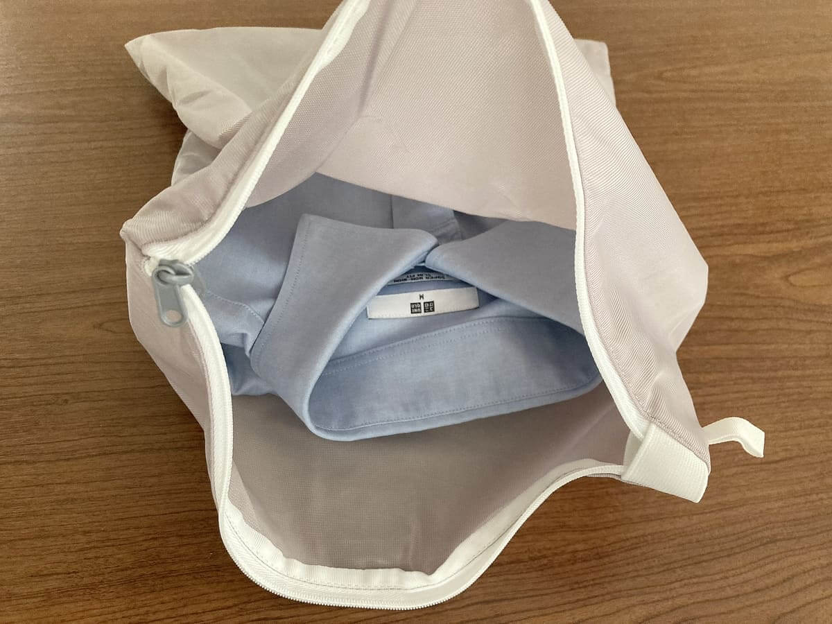 無印良品「ポリエステル両面使える洗濯ネット 平型」