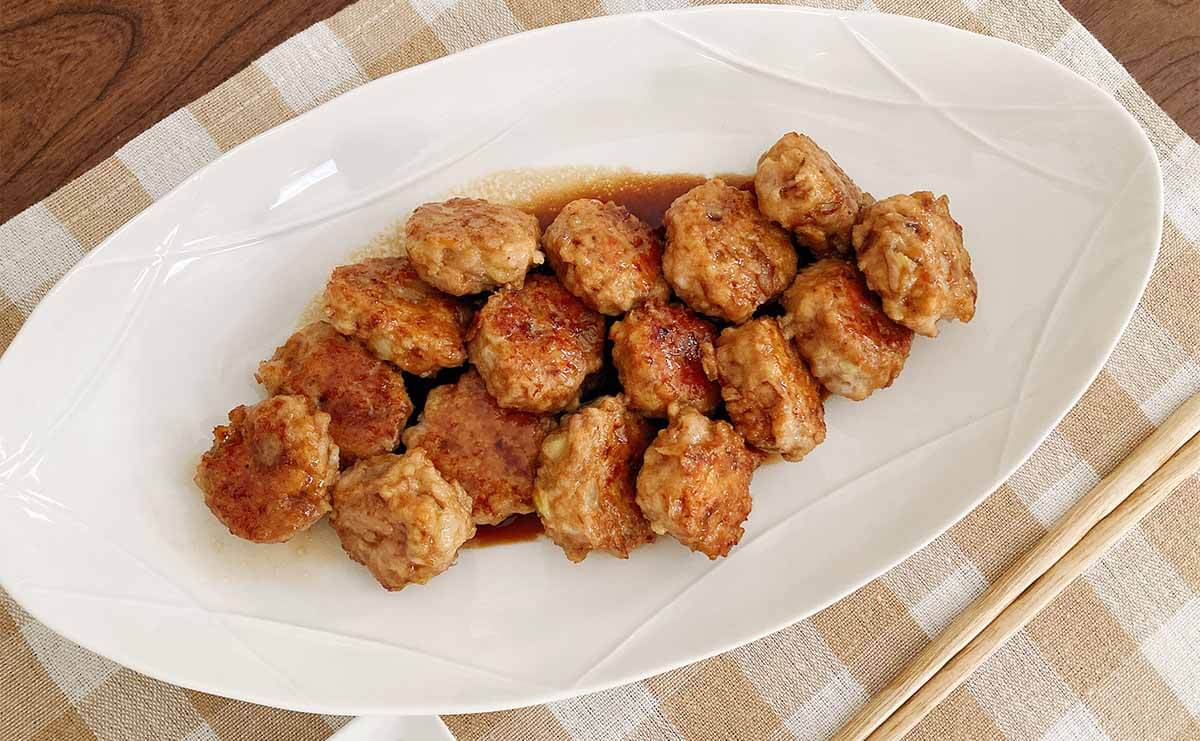 栗原はるみさん「とりつくねの照り焼き」