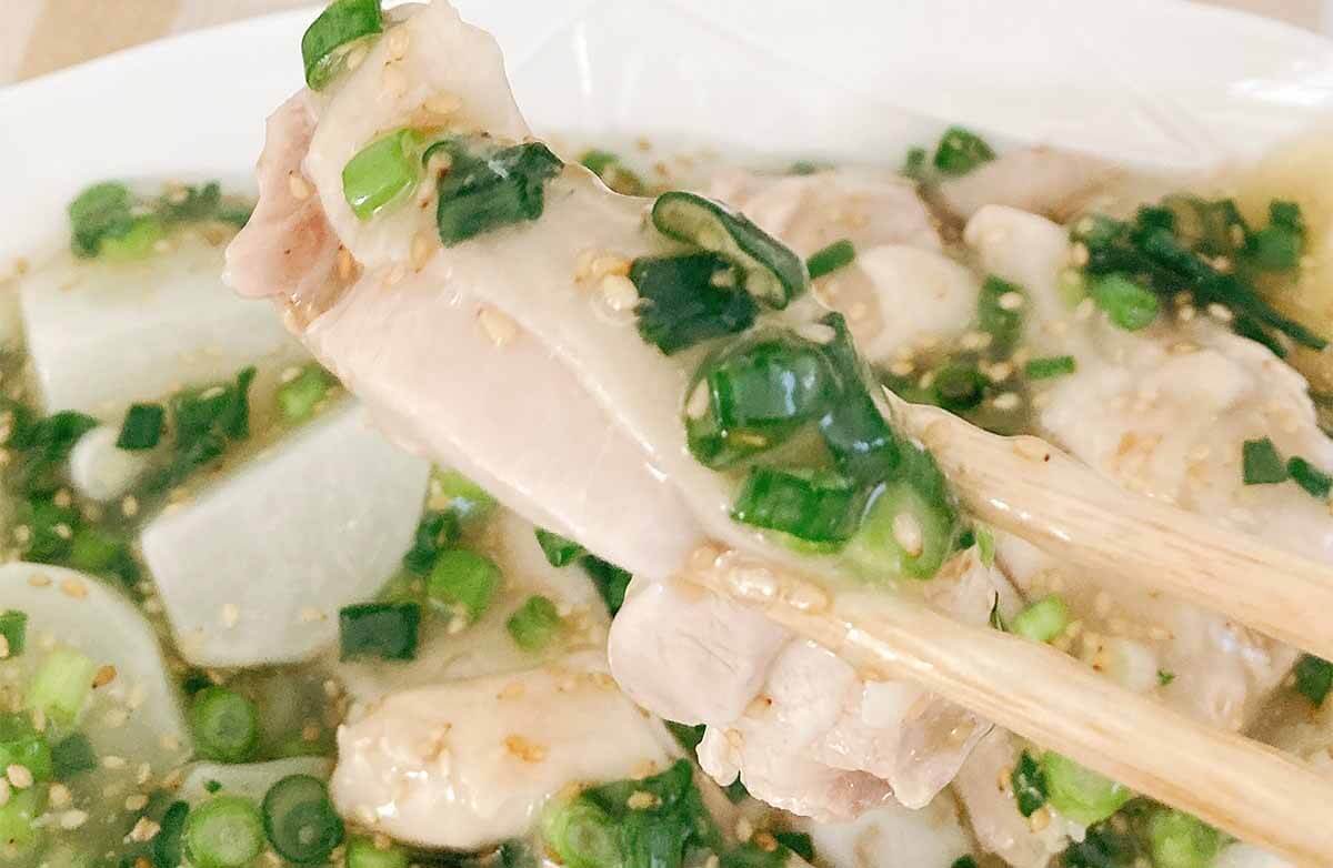 長谷川あかりさん「鶏肉とカブのねぎ塩あんかけ」