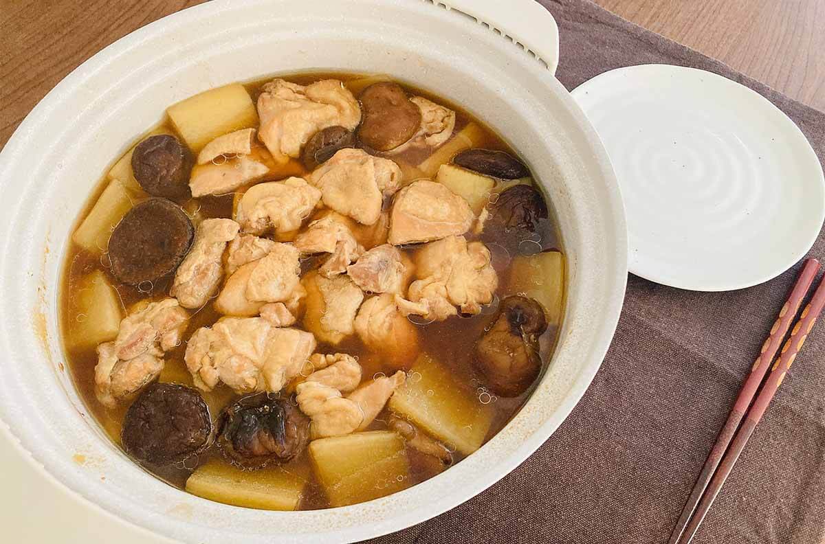 栗原はるみさん「大根と鶏肉の煮もの」