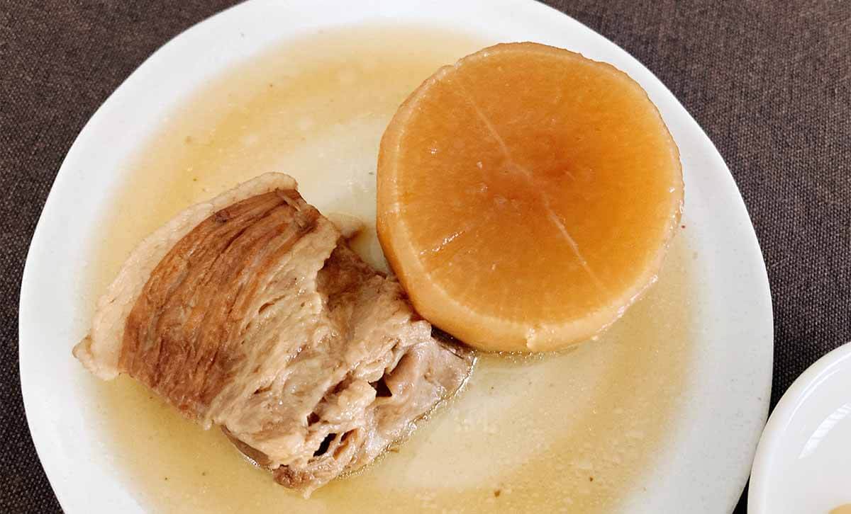 栗原はるみさん「大根と豚肉のべっこう煮」
