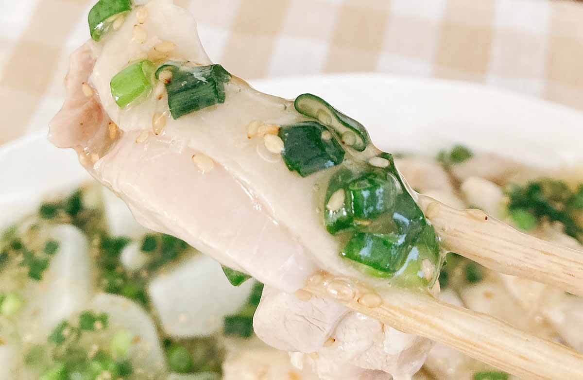 長谷川あかりさん「鶏肉とカブのねぎ塩あんかけ」