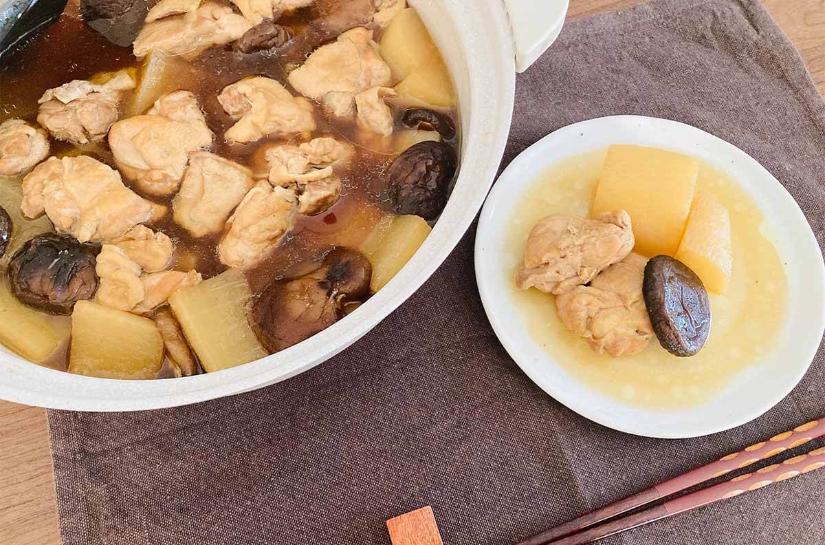 栗原はるみさん「大根と鶏肉の煮もの」