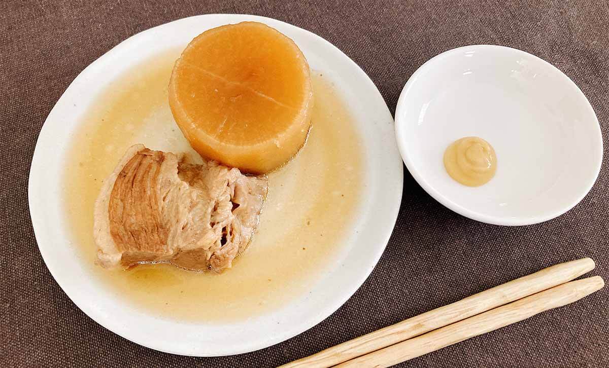 栗原はるみさん「大根と豚肉のべっこう煮」