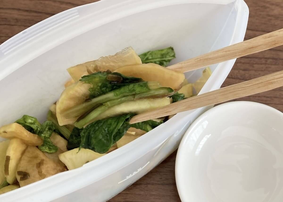 ダイソー「チャック式シリコーン保存袋」