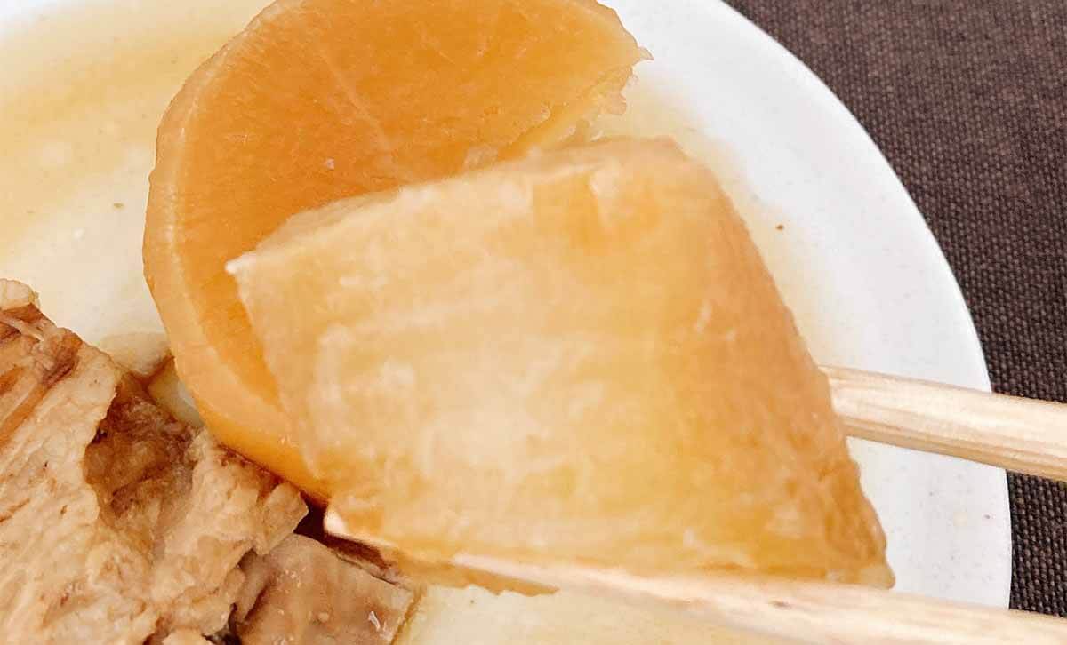 栗原はるみさん「大根と豚肉のべっこう煮」