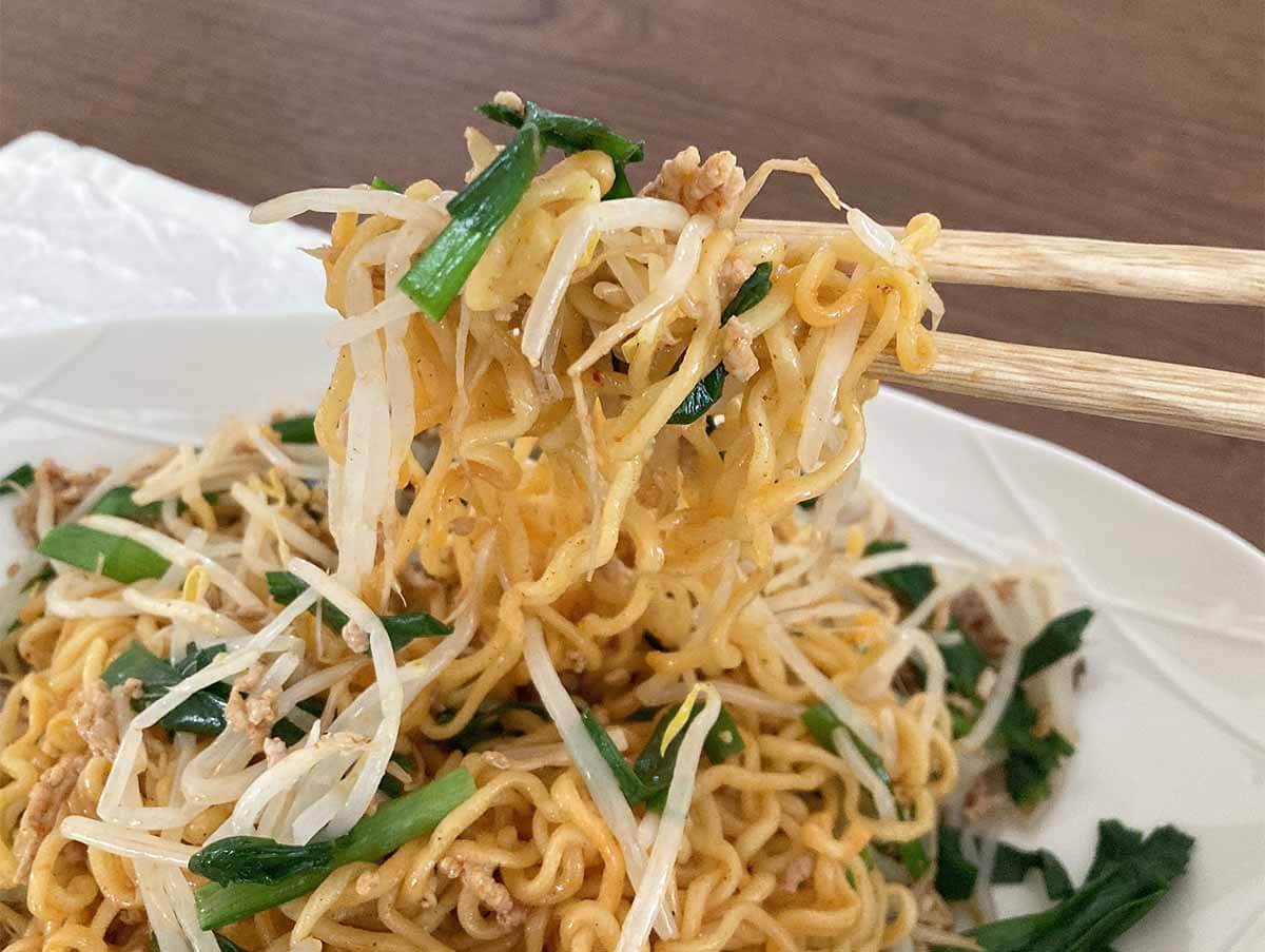 タサン志麻さん「辛ラーメンのまぜそば」