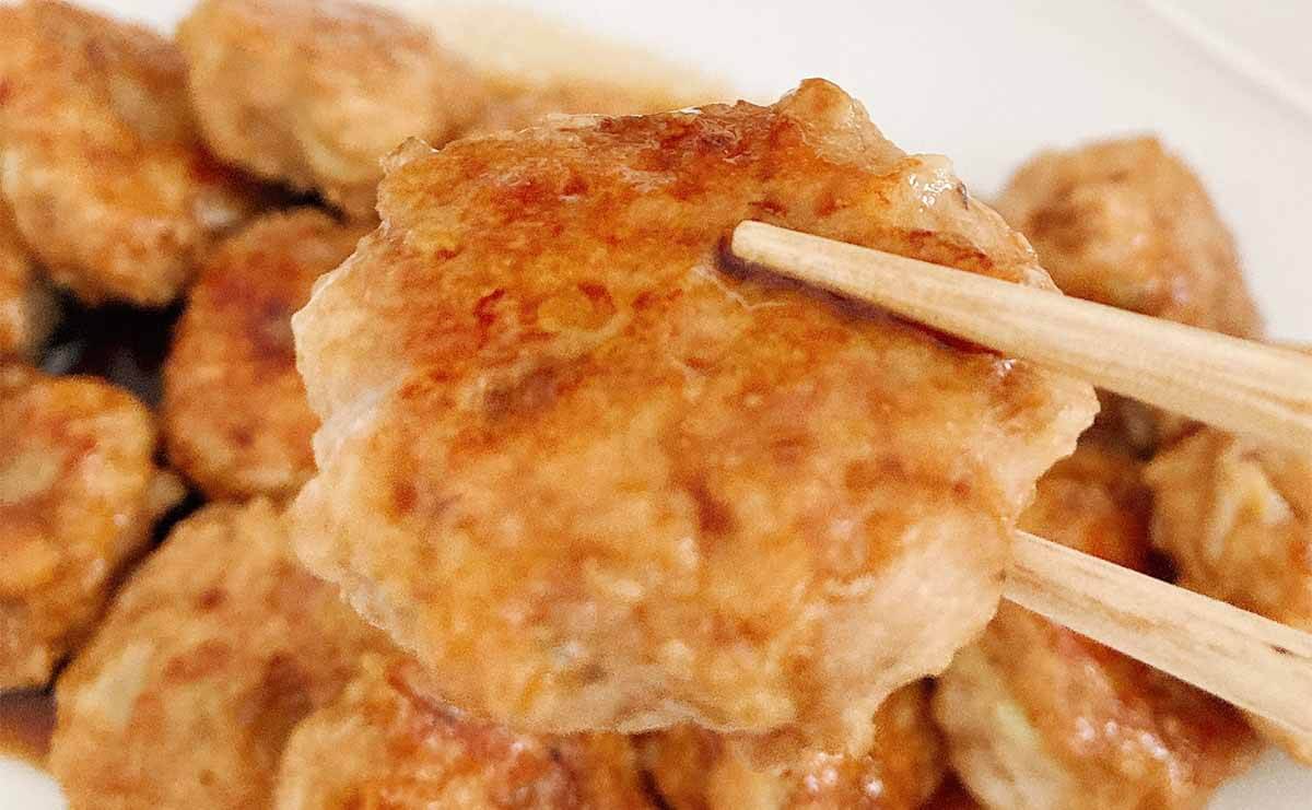 栗原はるみさん「とりつくねの照り焼き」