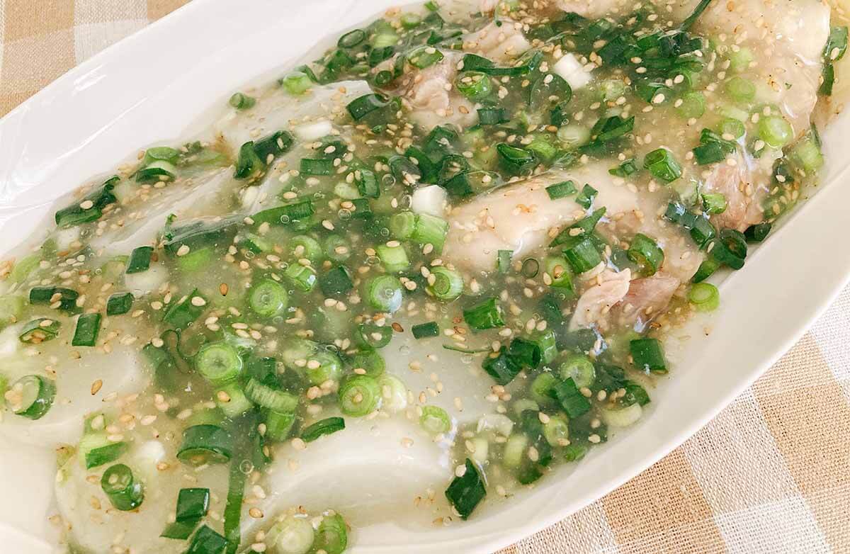 長谷川あかりさん「鶏肉とカブのねぎ塩あんかけ」