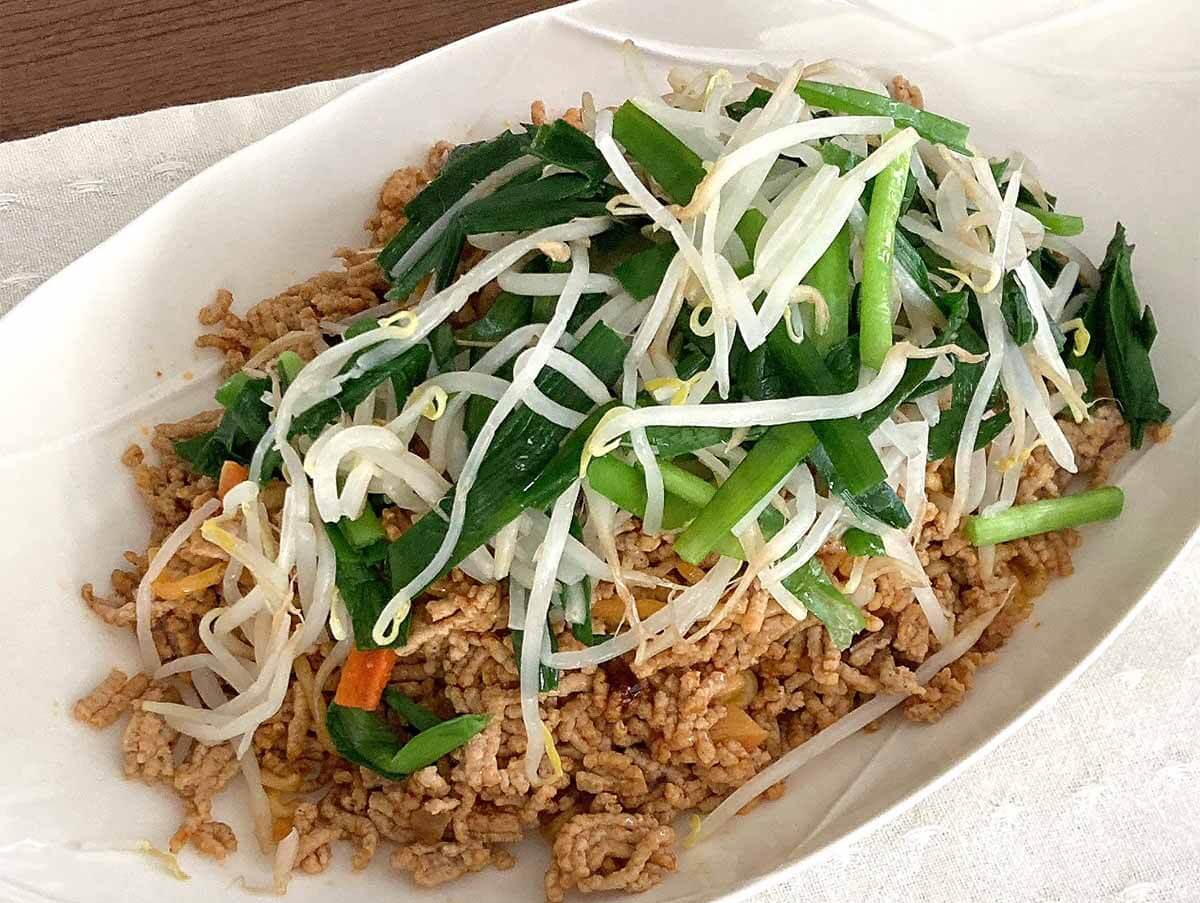 タサン志麻さん「辛ラーメンのまぜそば」