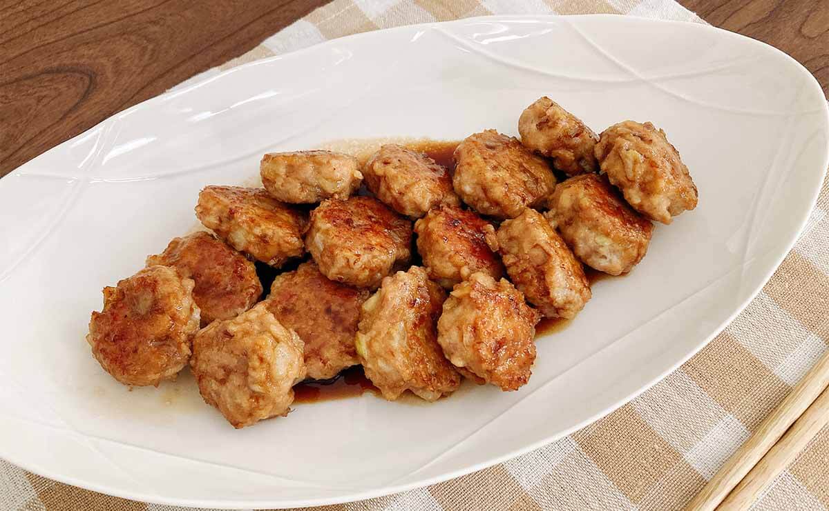 栗原はるみさん「とりつくねの照り焼き」