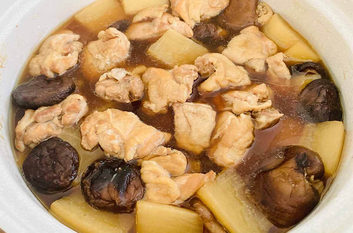 栗原はるみさん「大根と鶏肉の煮もの」