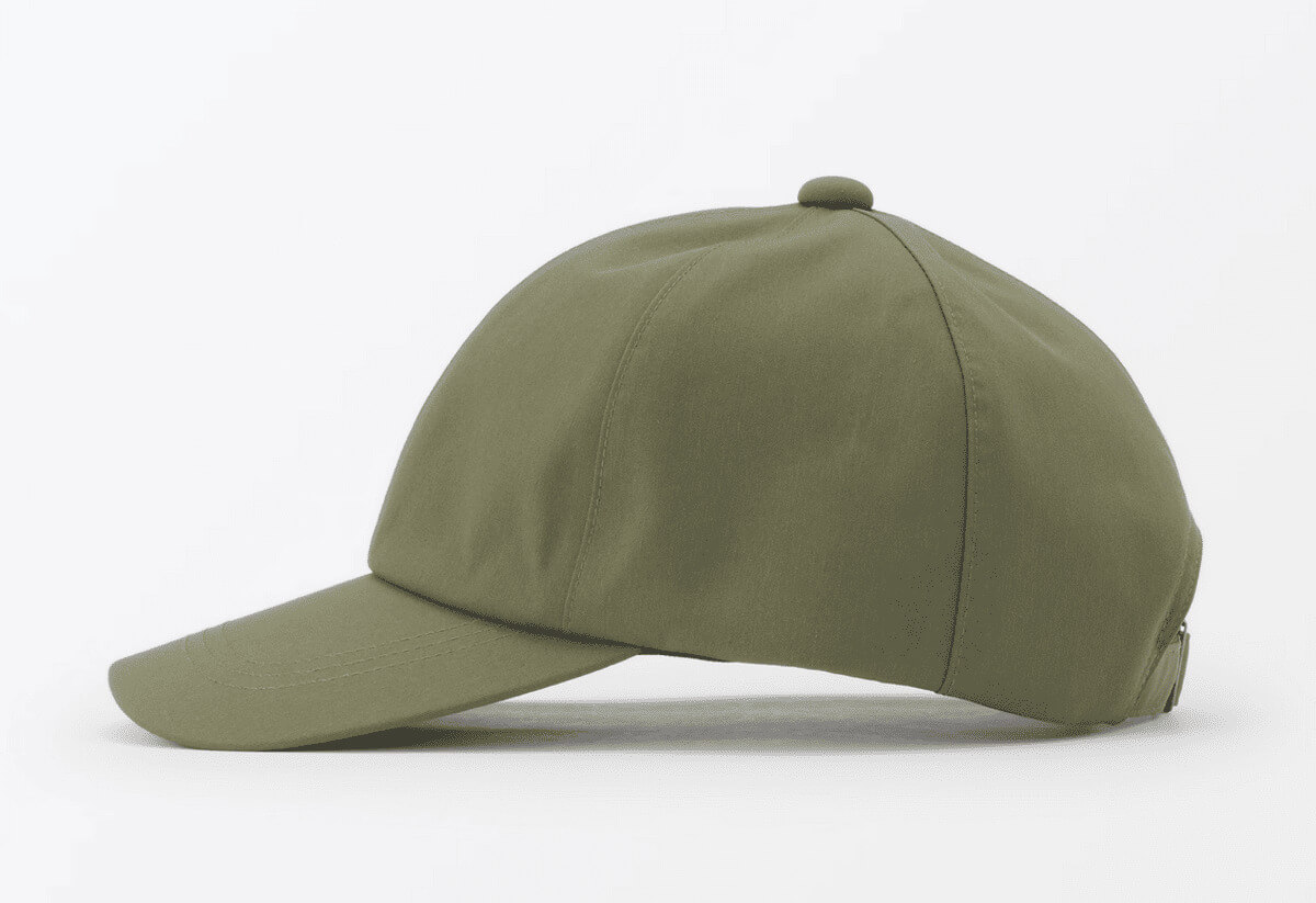 無印良品ＵＶカット　透湿撥水　防水テープ使い　キャップ