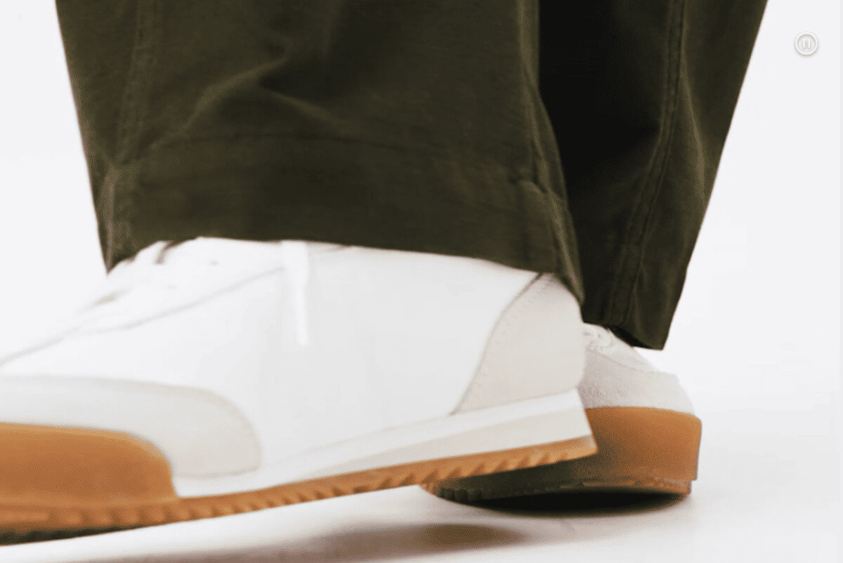 ユニクロジャージーバレルレッグパンツ