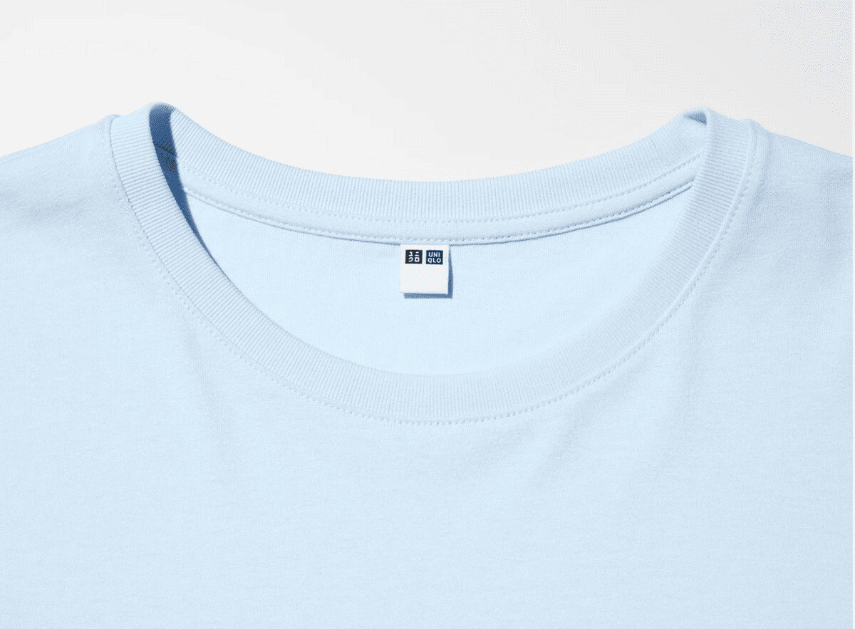 ユニクロソフトコットンラウンドヘムT/長袖