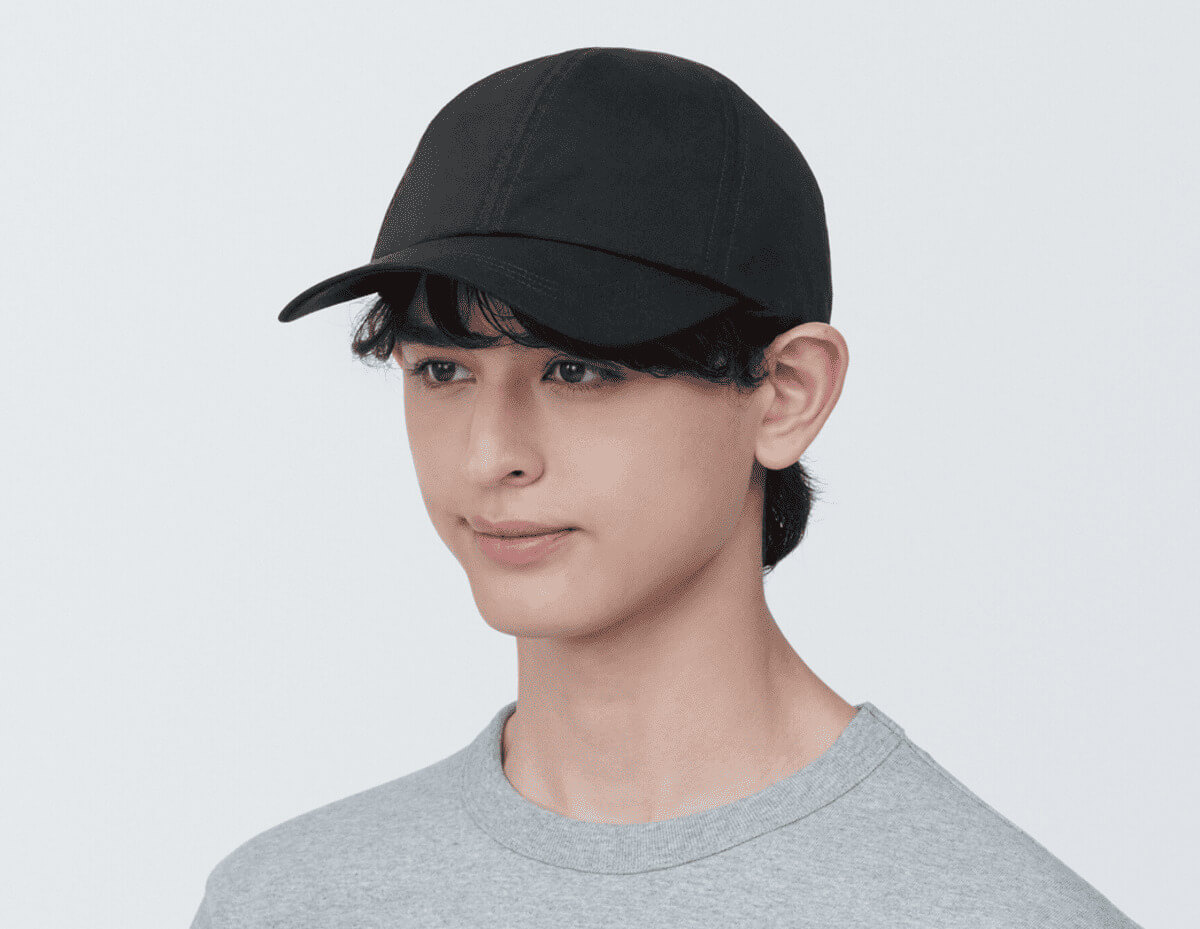 無印良品風を通す　ちいさくまとまる　キャップ