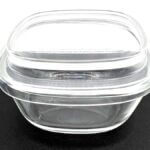 無印良品「蓋をしたままレンジで使える 耐熱ガラス容器 小鉢型」
