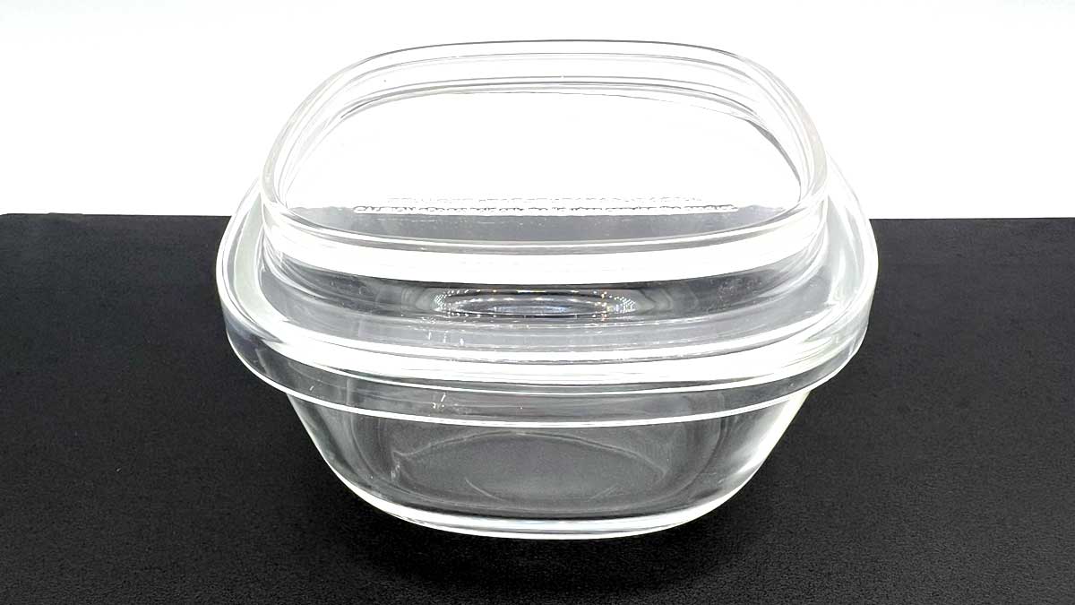 無印良品「蓋をしたままレンジで使える 耐熱ガラス容器 小鉢型」