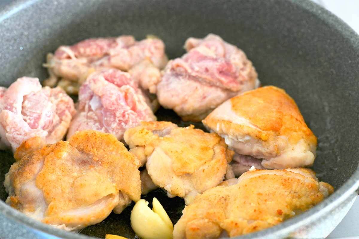 栗原はるみさん「チキンのトマト煮」