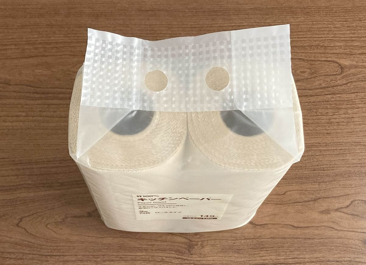 無印良品「竹100％キッチンペーパー」