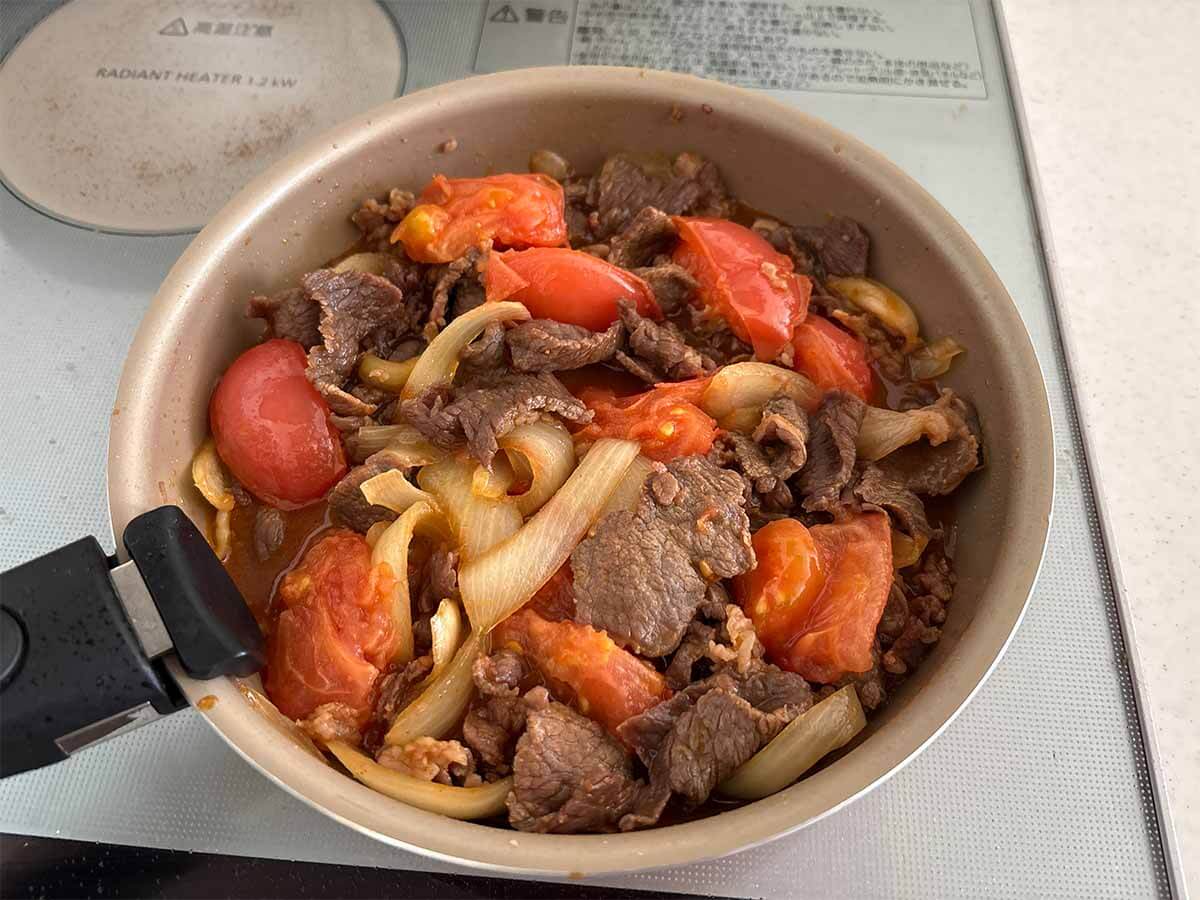 栗原はるみさん「トマトのプルコギ」