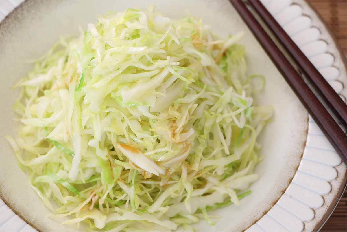 栗原はるみさん「キャベツのバター炒め」