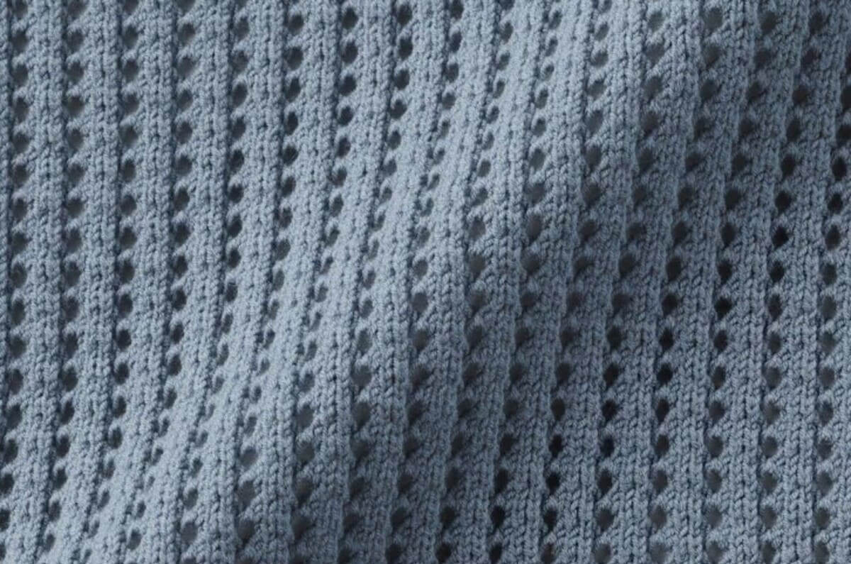 無印良品　婦人　洗えるメッシュクルーネックセーター