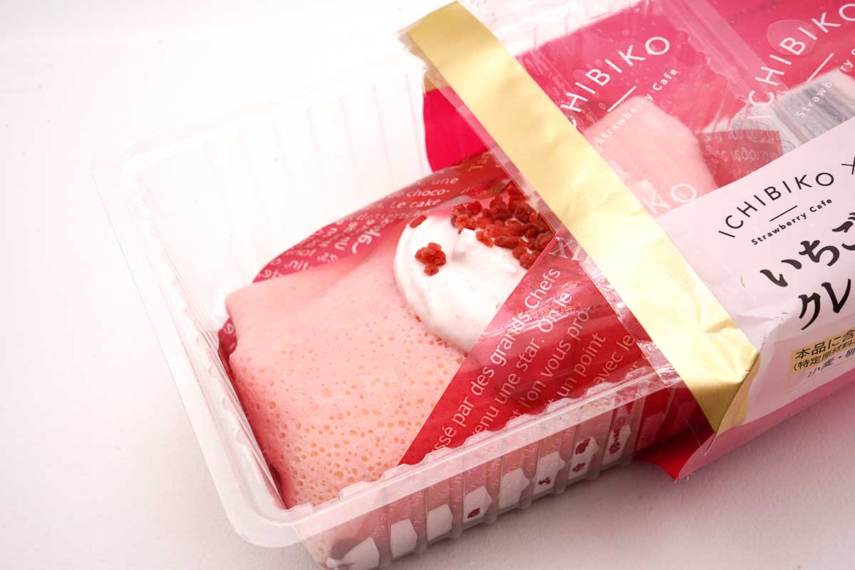 ローソン「Uchi Café×ICHIBIKO いちごショートケーキのクレープ」