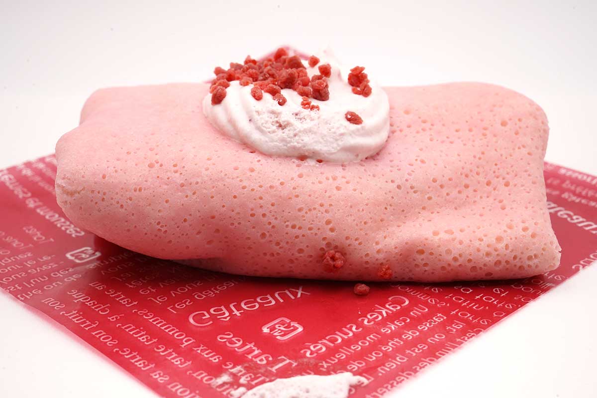 ローソン「Uchi Café×ICHIBIKO いちごショートケーキのクレープ」