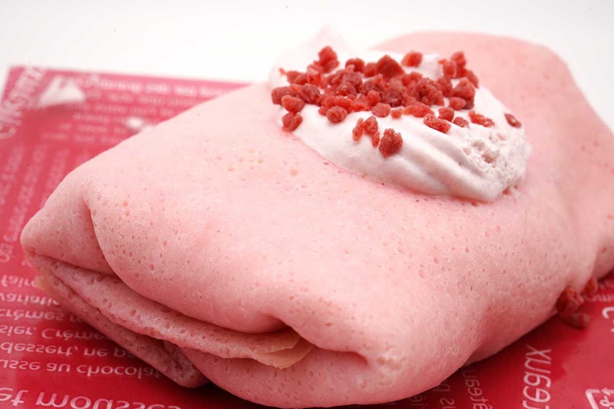 ローソン「Uchi Café×ICHIBIKO いちごショートケーキのクレープ」