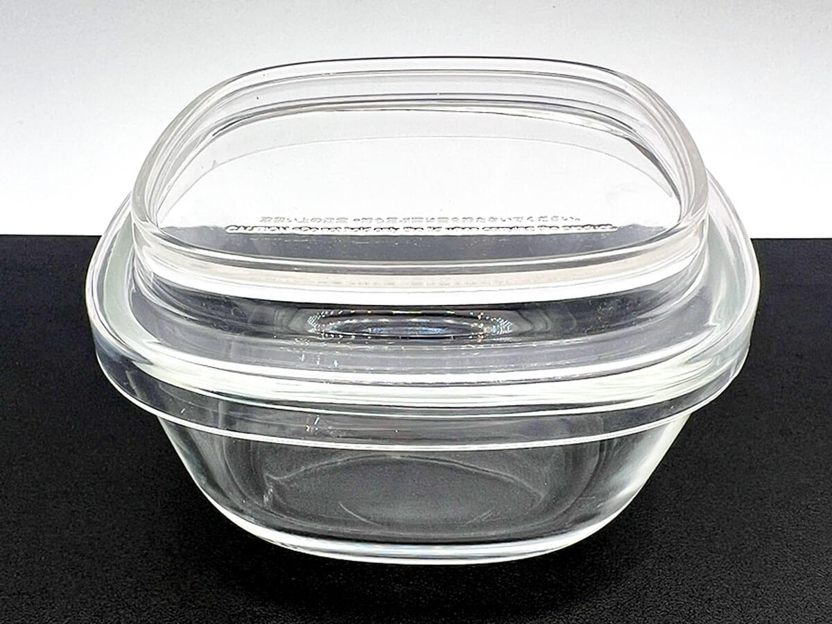 無印良品「蓋をしたままレンジで使える 耐熱ガラス容器 小鉢型」