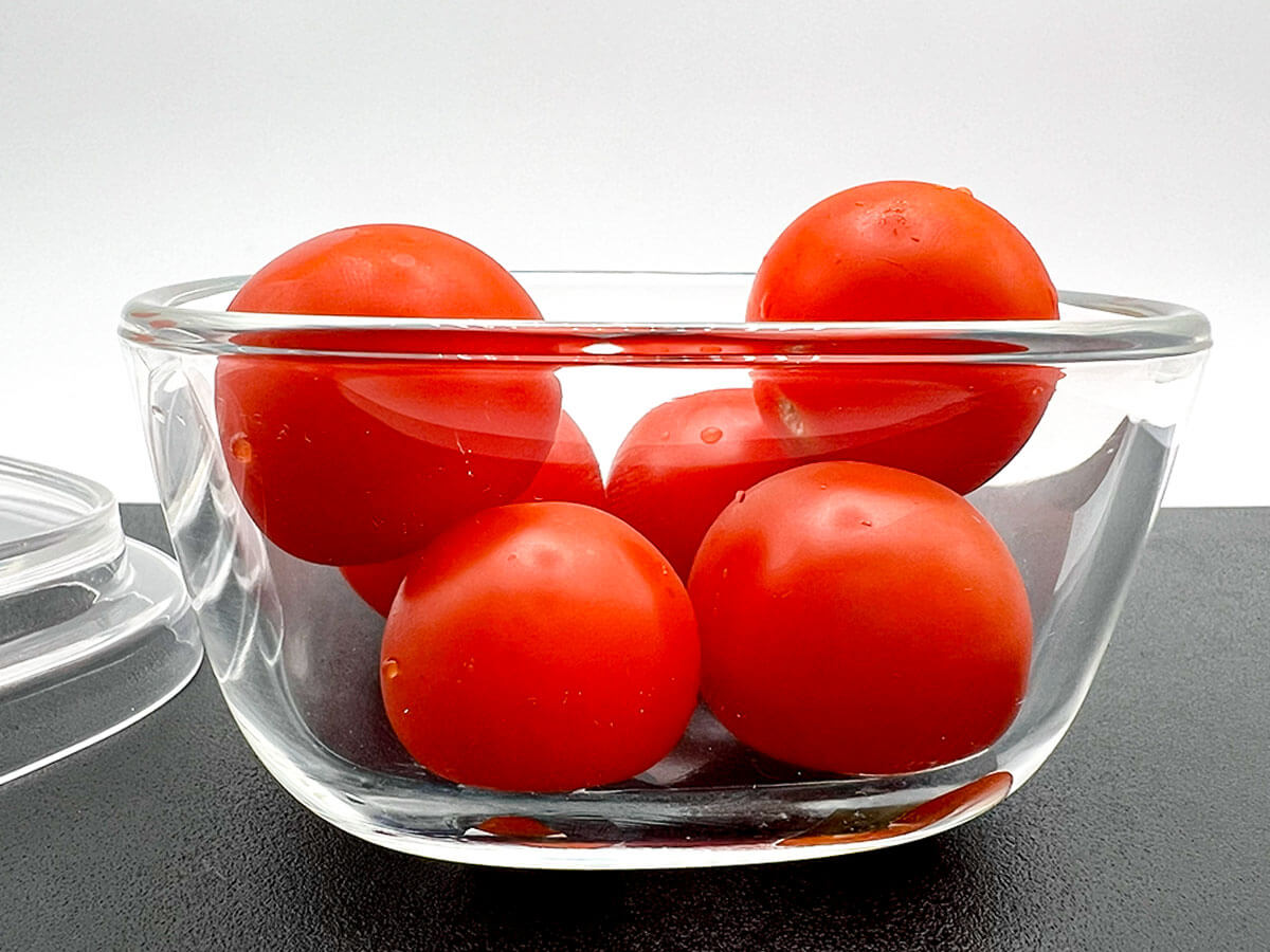 無印良品「蓋をしたままレンジで使える 耐熱ガラス容器 小鉢型」