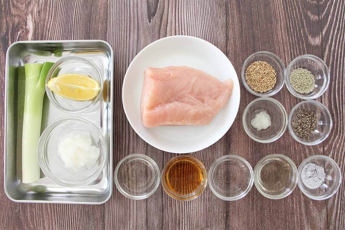 笠原将弘さん「鶏むね肉のタン塩風」