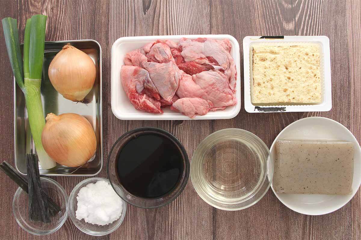 笠原将弘さん「牛すじ煮」