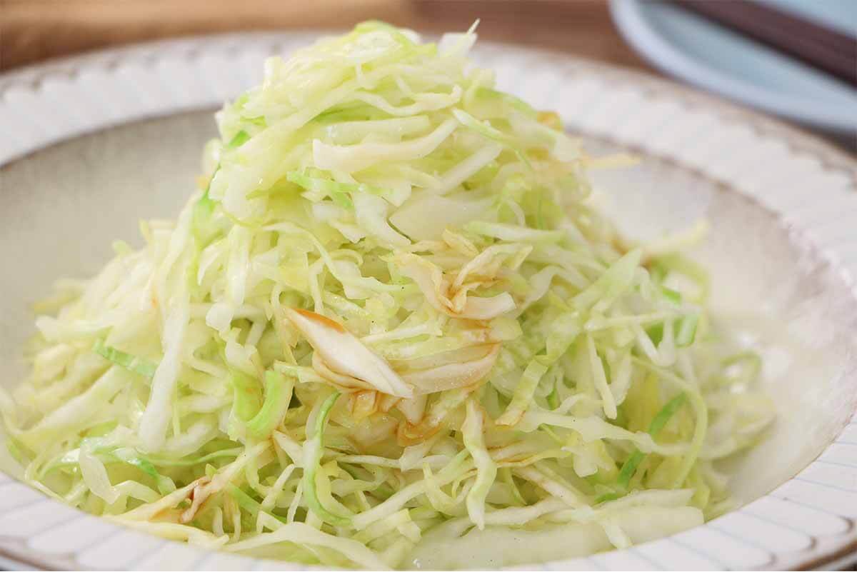 栗原はるみさん「キャベツのバター炒め」