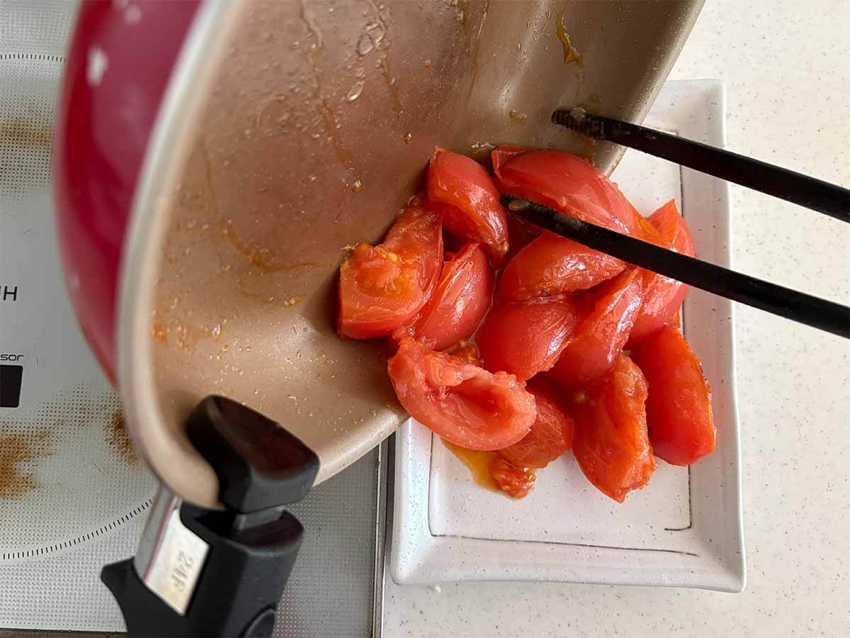 栗原はるみさん「トマトのプルコギ」