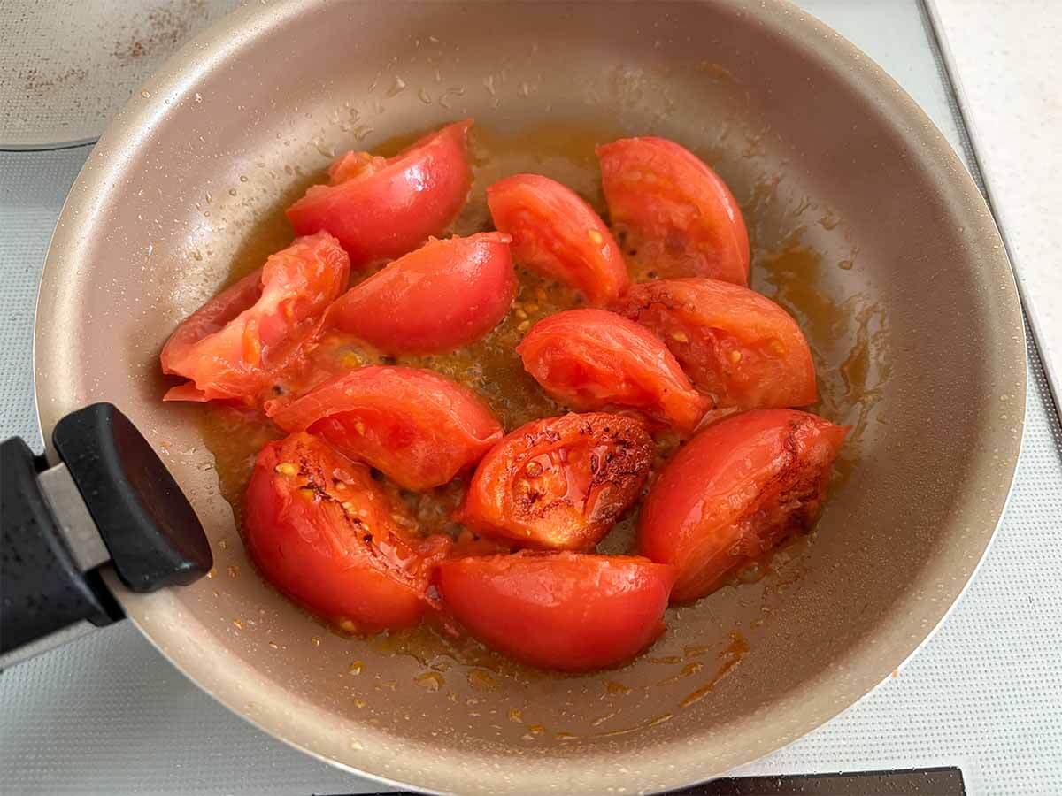 栗原はるみさん「トマトのプルコギ」