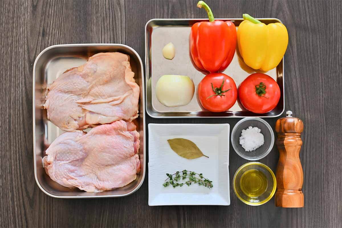 タサン志麻さん「鶏肉のバスク風煮込み」