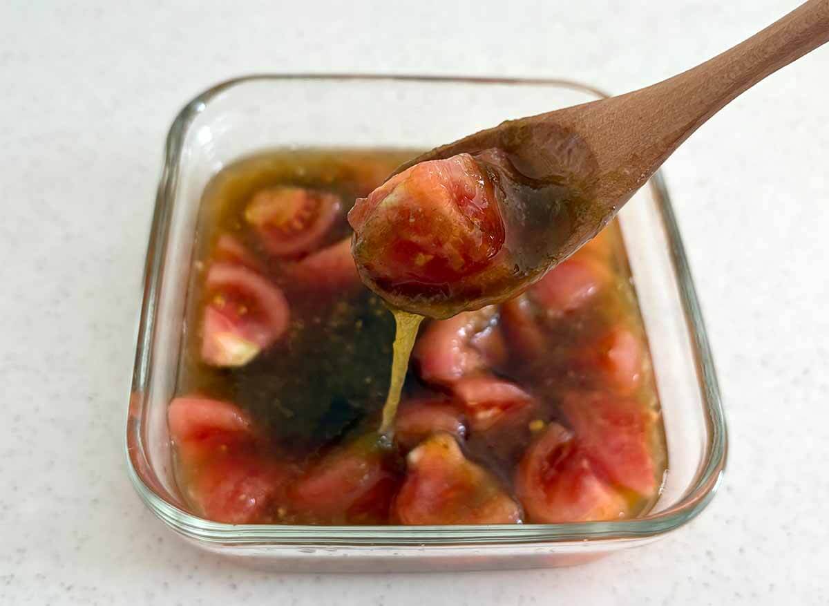 和田明日香さん「トマトのおひたし」