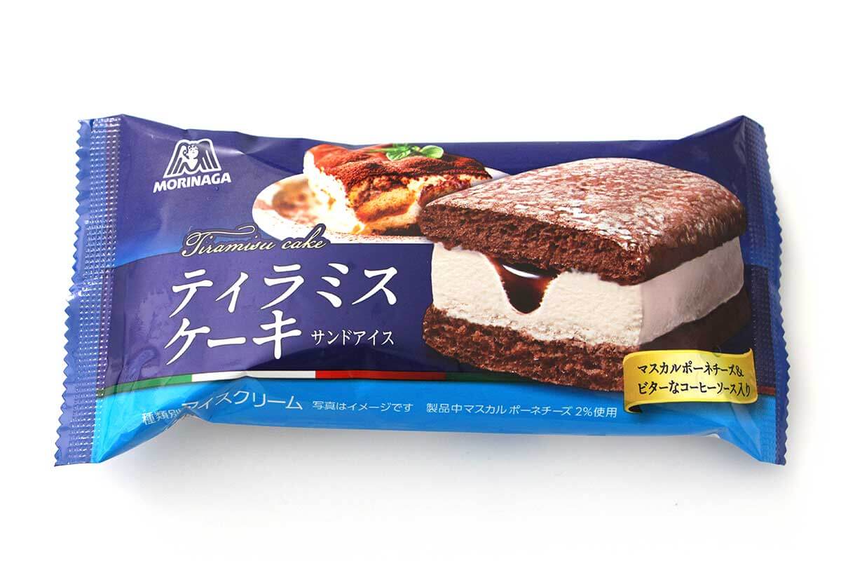 ファミマ「森永製菓 ティラミスケーキサンドアイス」